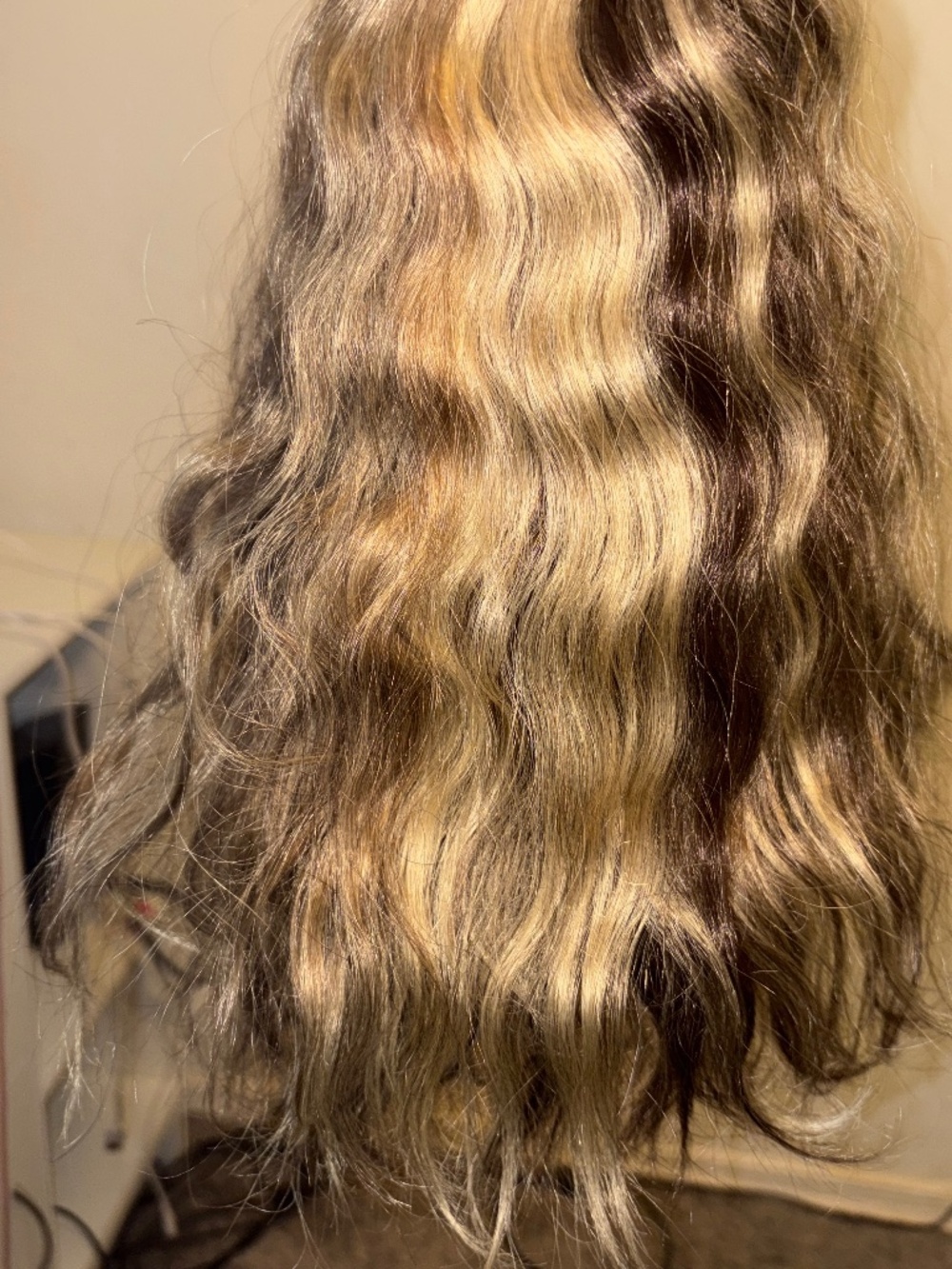 18 inch real human hair weft